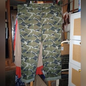 Torrid Green Skinny Pants Camouflage Style
